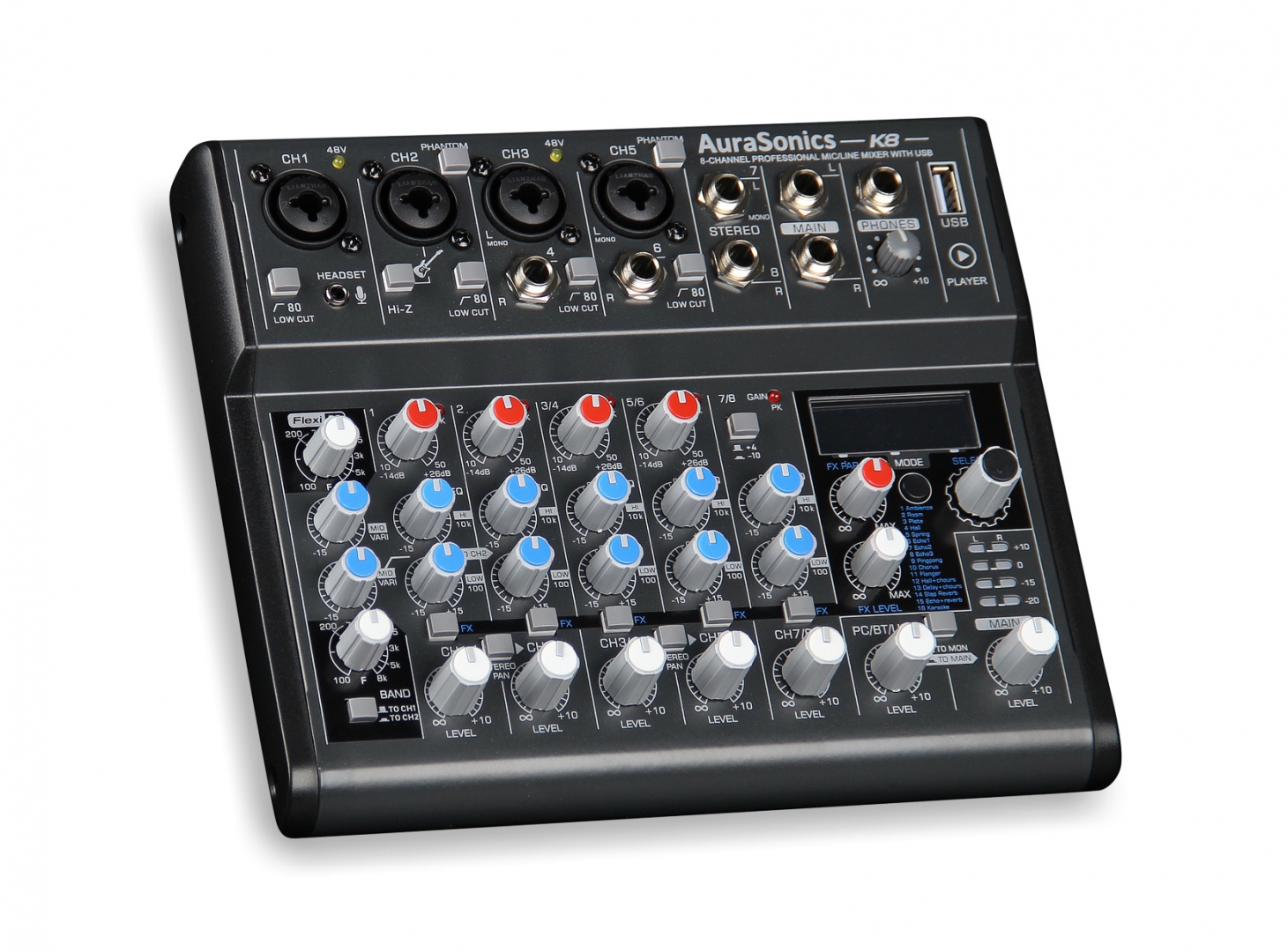 AuraSonics K8 компактный микшерный пульт в Уссурийске