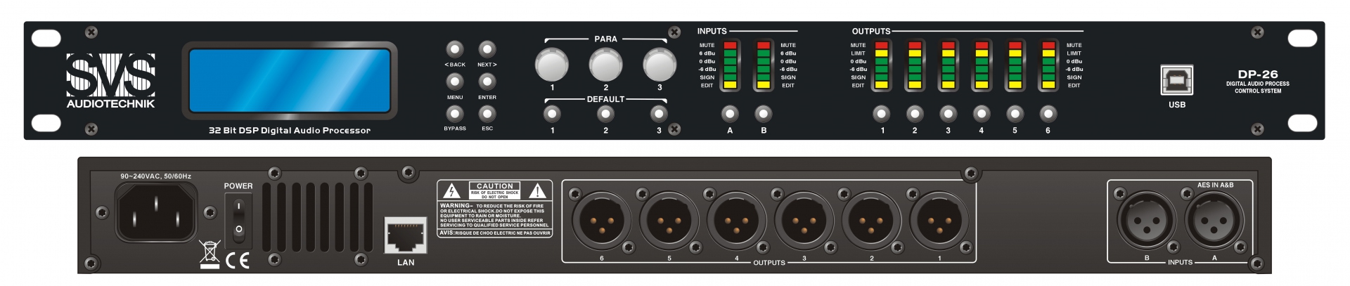 SVS Audiotechnik DP-26 Цифровой процессор: 2 входа 6 выходов в Уссурийске