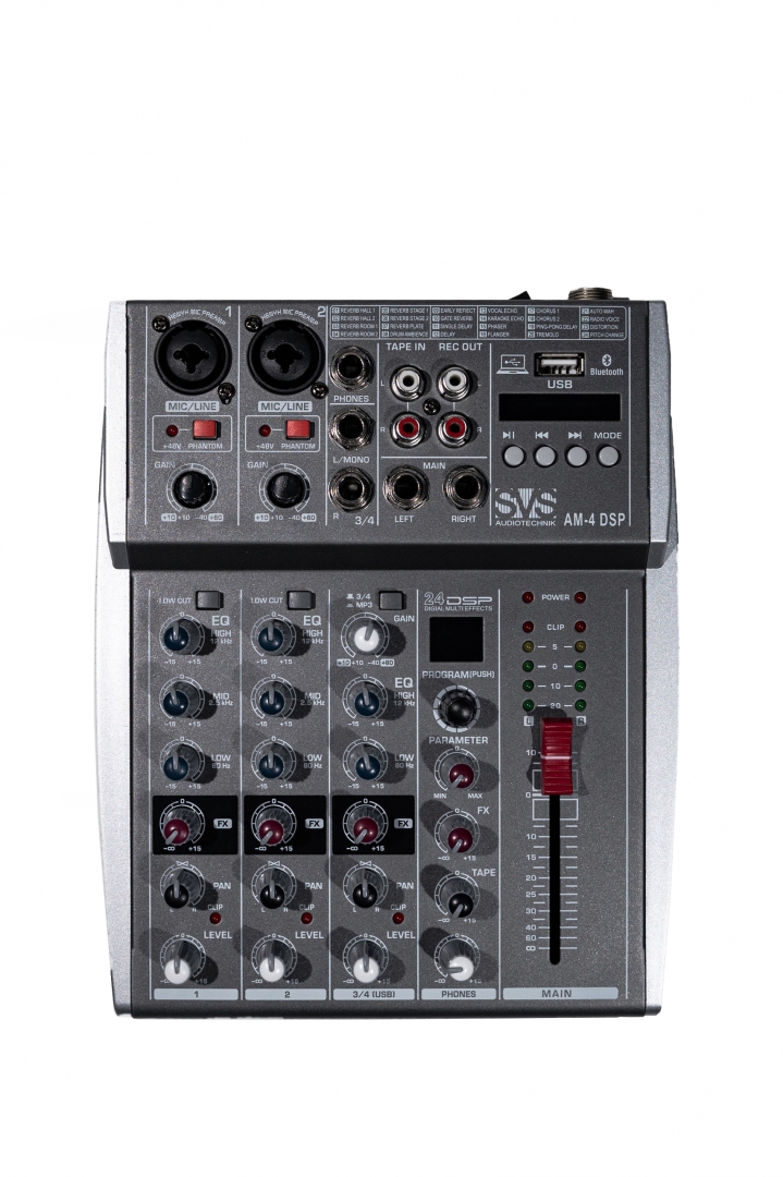 SVS Audiotechnik mixers AM-4 DSP Аналоговый микшерный пульт, 4-канала в Уссурийске